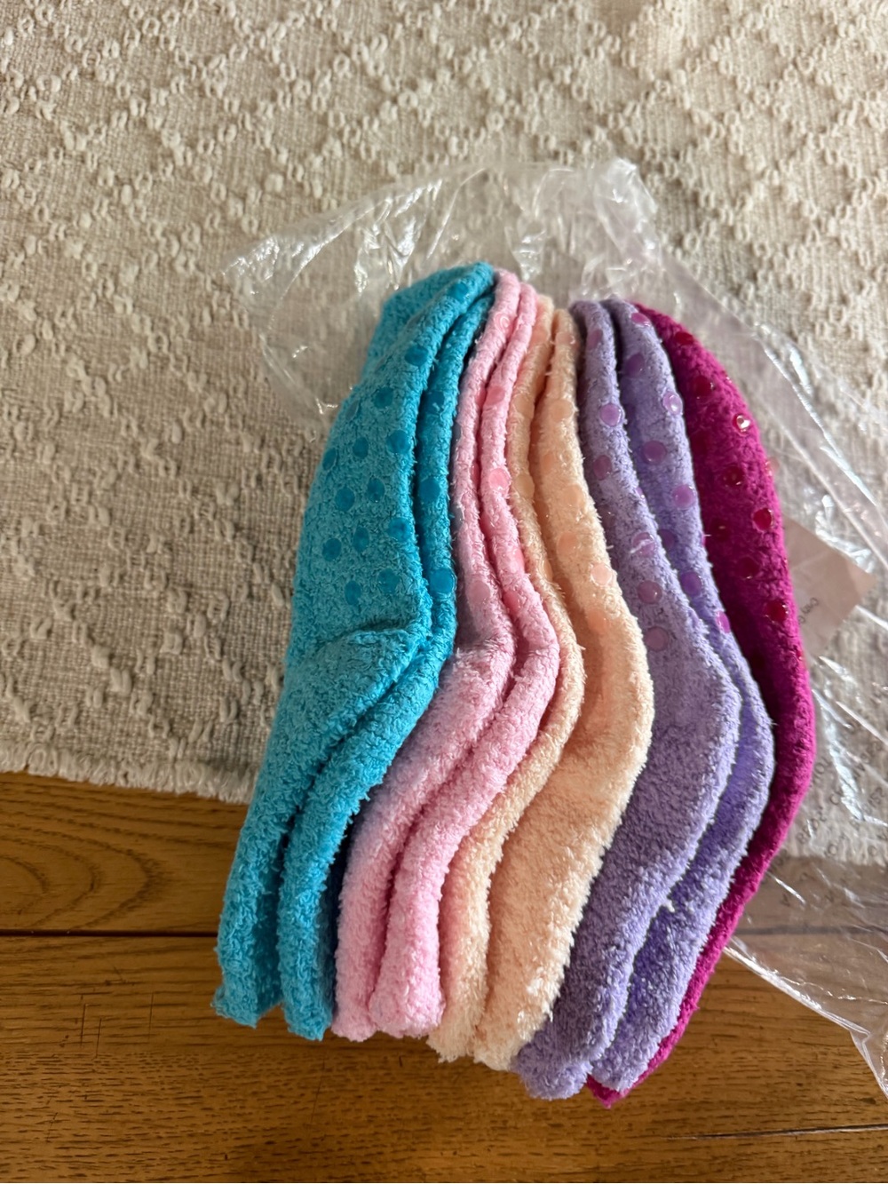 Women's Plush No-Show Socks - Pastel Multi Pack